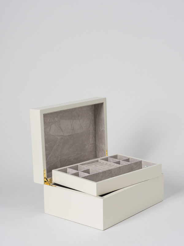 Citta Jewellery Box in Ecru