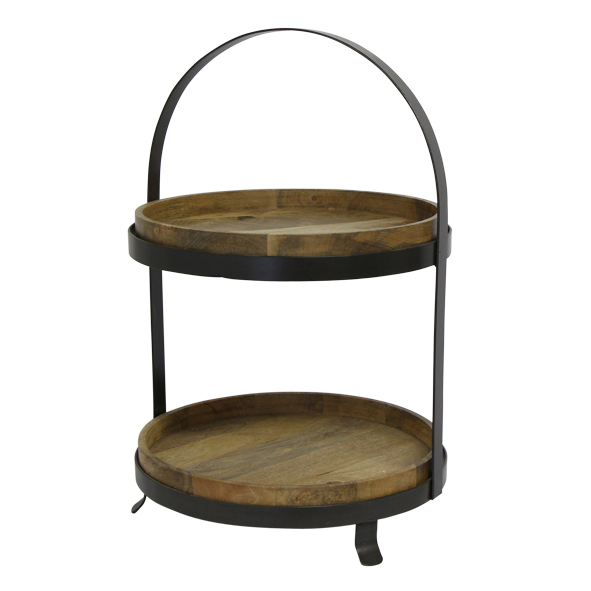 Buy 2 Tier Ploughmans Cake Stand By French Country - Intec