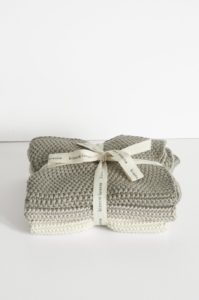 Bianca Lorenne Lavette Washcloths - Taupe