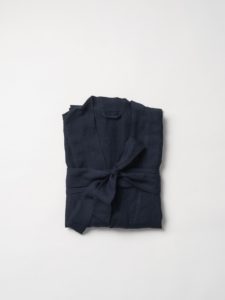 Bella Women's Dressing Gown by Citta - Navy