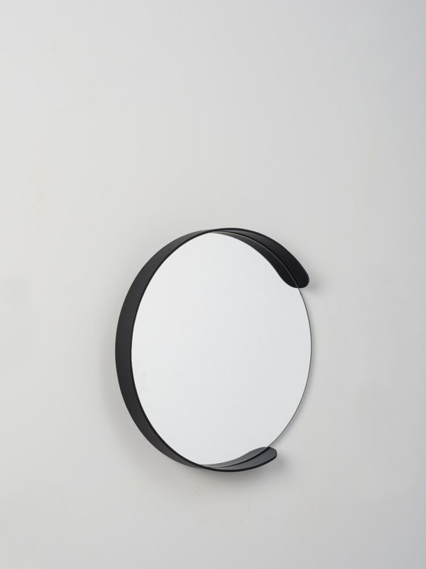 Citta Large Segment Mirror in Black