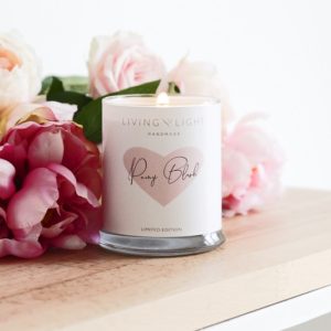 Living Light Peony Blush Soy Metro Jar Candle