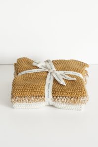 Bianca Lorenne Lavette Washcloths - Ochre