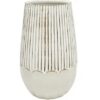 Tatia Ceramic Vase-White
