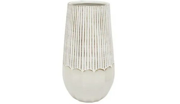 Tatia Ceramic Vase-White - Image 2