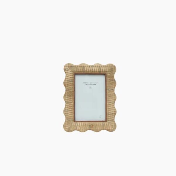 Rattan Wavy Photo Frame 4x6 - Image 2