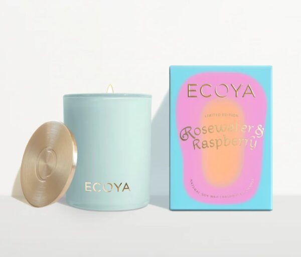Sorbet Summer: Rosewater & Raspberry Madison Candle-Limited Edition