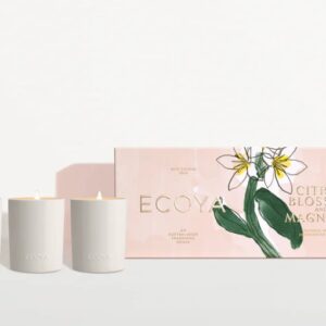 ECOYA Mothers Day: Citrus Blossom & Magnolia Mini Ceramic Candle Gift Set