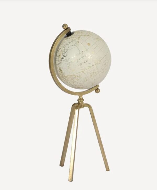 Cream Gold Globe Large