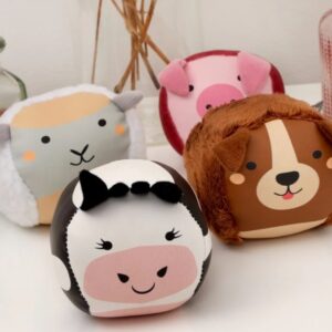 Roly Poly Plush Balls - 4pc