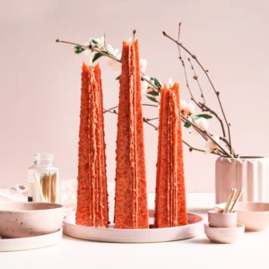 Living Light Orange Guava Passion Icicle Candle