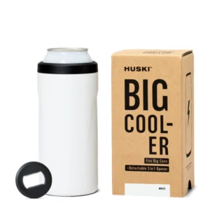 Huski Big Can Cooler White