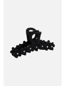 S+G Black Flower Hair Grip