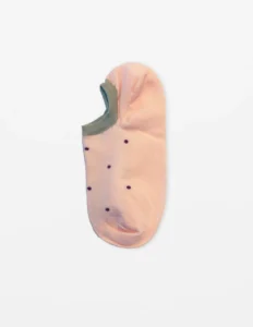 S+G Multi Dot Baby Pink Socks