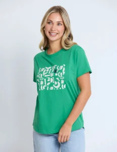 S+G Ace Tee Geo Green Grass