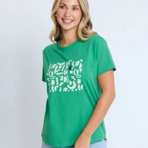 S+G Ace Tee Geo Green Grass