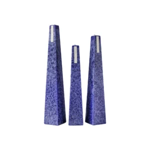 Living light dark blue night bloom icicle candles