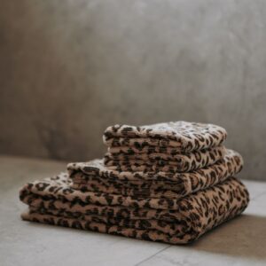 Leopard Jacquard Towels
