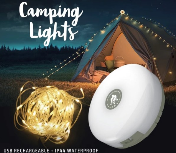 Camping Lights 10m Warm White