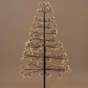 Frankfurt Black Starburst LED Tree